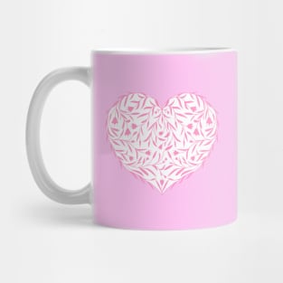 blooming heart Mug